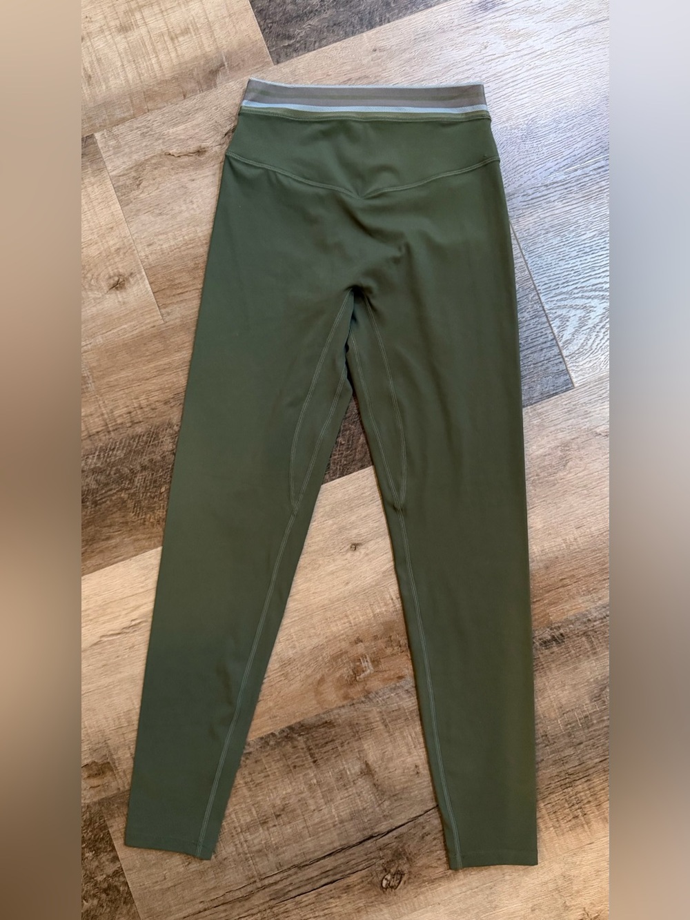 Vitality Olive Green Leggings Size Small Regular - Picture 11 of 13